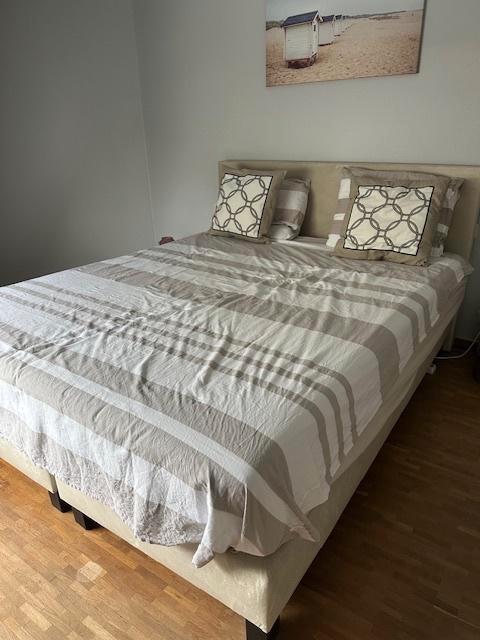 2 persoons boxspring 160x200 cm zgan, Huis en Inrichting, Slaapkamer | Boxsprings, Zo goed als nieuw, 160 cm, 200 cm, Tweepersoons