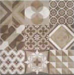 Mosaïque « Carreau ciment », lot de 30 Dalles 600x600x20, Ophalen, Overige materialen, Overige typen, Nieuw