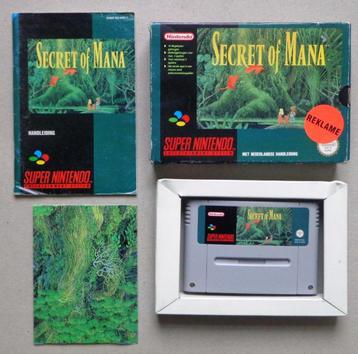 Secret of Mana voor de Europese Super Nintendo Compleet beschikbaar voor biedingen