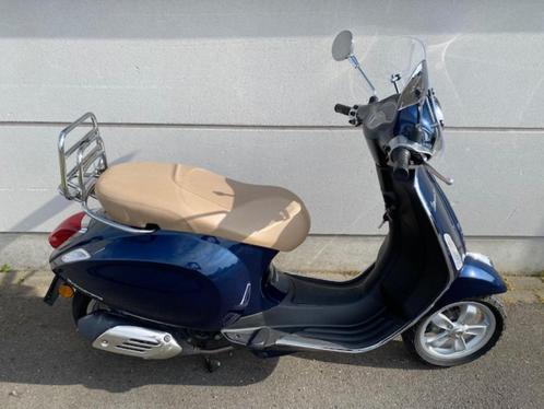 Vespa Primavera 50 Blue Midnight 2014, Fietsen en Brommers, Scooters | Vespa, Gebruikt, Overige modellen, Klasse B (45 km/u), Benzine