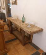 Grote oude werkbank  sidetable, Ophalen