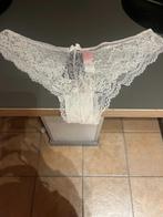 mooi kanten slipje Hunkemoller, Hunkemöller, Ophalen of Verzenden, Wit, String