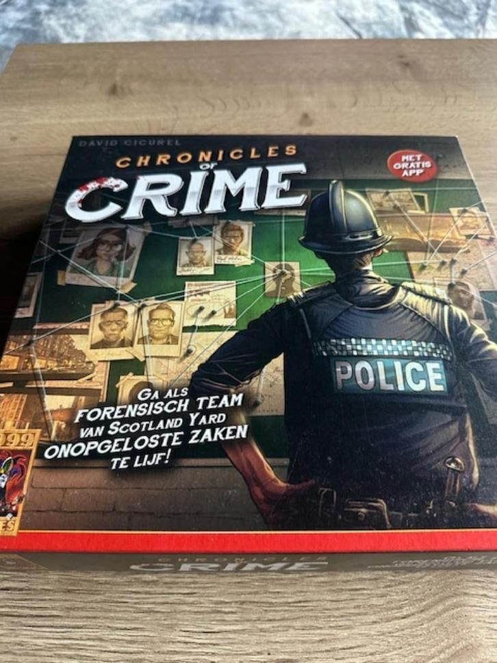 Bordspel - Chronicles of Crime, Hobby en Vrije tijd, Gezelschapsspellen | Bordspellen, Zo goed als nieuw, Een of twee spelers