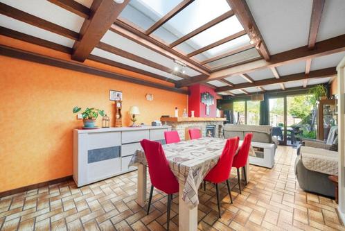 Maison 3 chambres + grenier et garage, Immo, Huizen en Appartementen te koop, Provincie Henegouwen, 200 tot 500 m², Tussenwoning