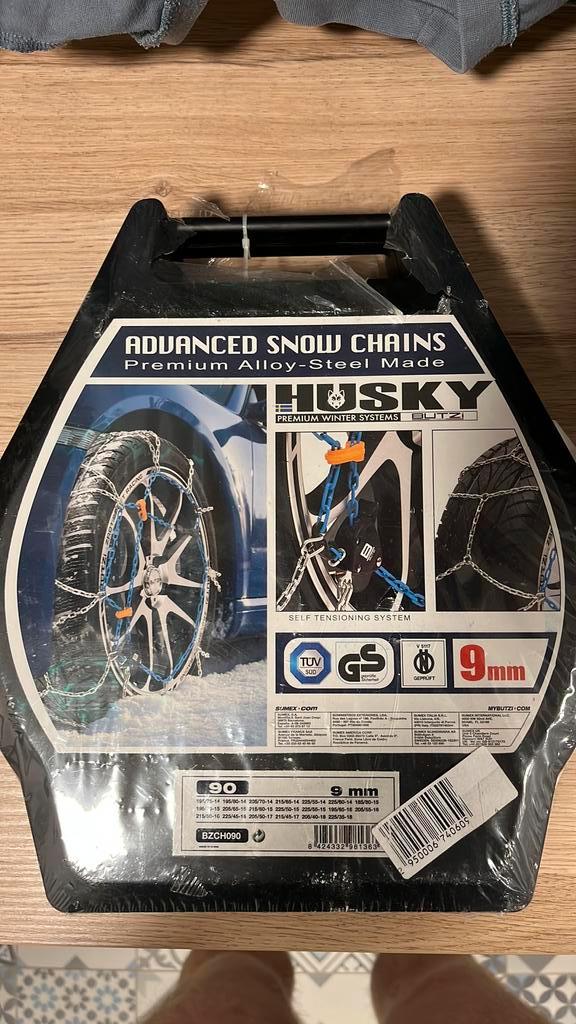 Sneeuwkettingen, Autos : Divers, Chaînes, Comme neuf, Enlèvement ou Envoi
