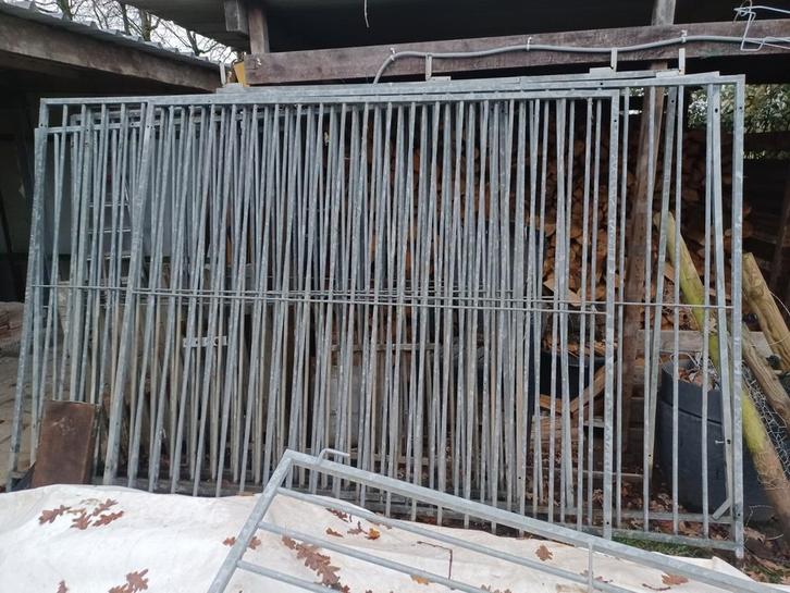 Gegalvaniseerde hondenren, Dieren en Toebehoren, Hondenhokken, Ophalen