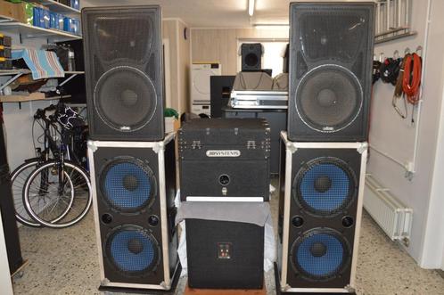 DISCO BAR JB SYSTEMS (4 BOXEN), Audio, Tv en Foto, Luidsprekerboxen, Zo goed als nieuw, Overige typen, 120 watt of meer, Overige merken