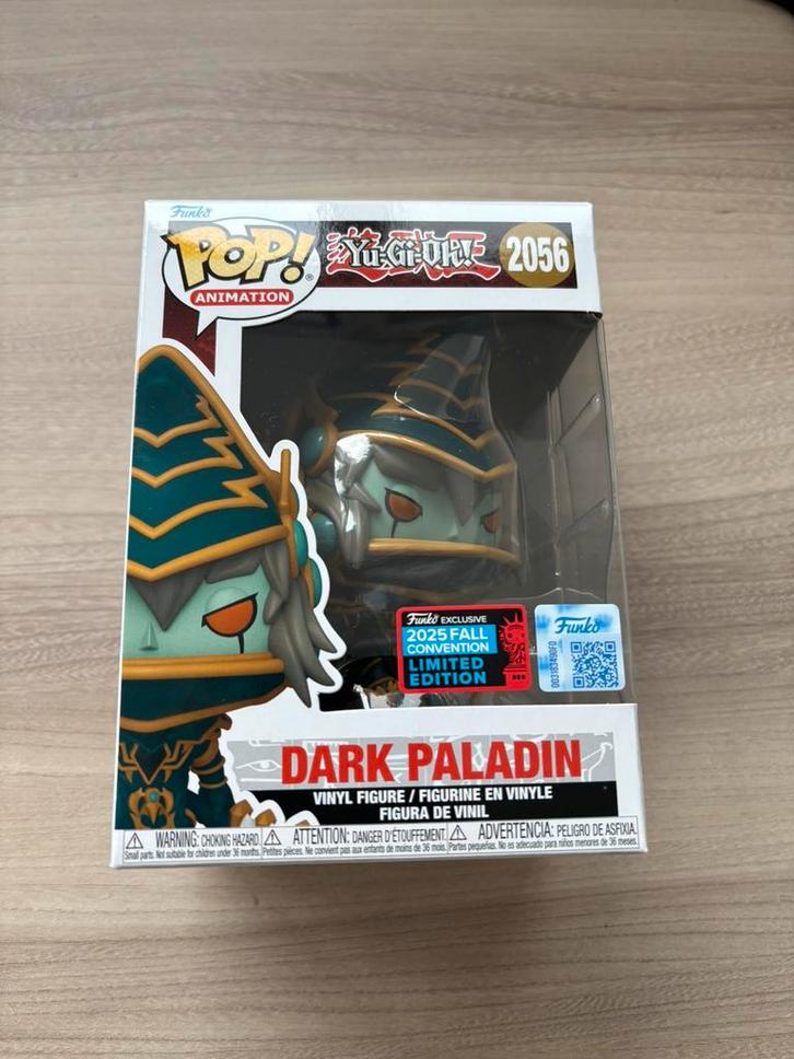 Funko Pop! Yu-Gi-Oh – Dark Paladin 2025 Fall Convention, Verzamelen, Poppetjes en Figuurtjes, Zo goed als nieuw, Ophalen of Verzenden