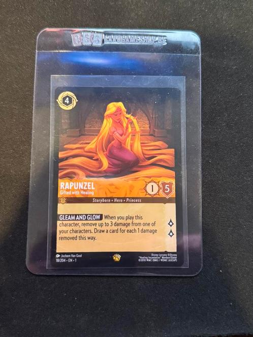 Rapunzel - Gifted With Healing 18/204, Hobby en Vrije tijd, Verzamelkaartspellen | Overige, Ophalen of Verzenden