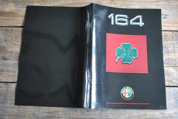 Brochure Alfa Romeo 164 Quadrifoglio V6 1990 français pub beschikbaar voor biedingen