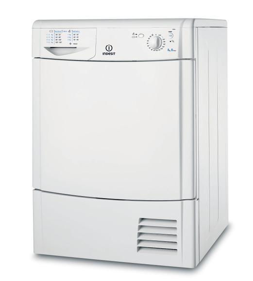 Indesit condensatiedroogautomaat 8,0 kg - IDC 85, Elektronische apparatuur, Droogkasten, Gebruikt, Condens, Voorlader, 6 tot 8 kg