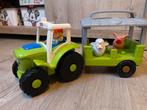 Fisher price Little People tractor met aanhangwagen, Ophalen, Zo goed als nieuw