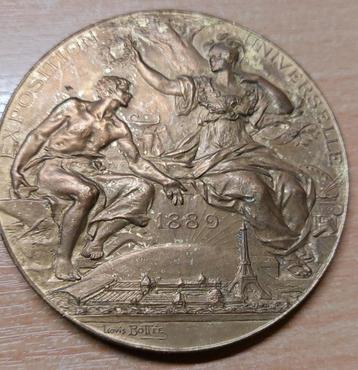Medaille van de Wereldtentoonstelling van 1889 beschikbaar voor biedingen
