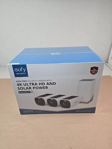 Eufy S330 3 pack met HomeBase 3, Enlèvement ou Envoi, Neuf, Caméra extérieure