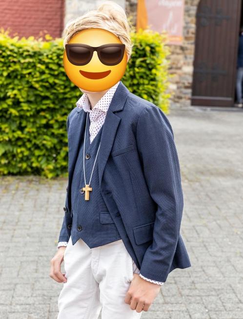 Communie / lentefeest hemd + gillet + blazer (maat 140), Kinderen en Baby's, Kinderkleding | Maat 140, Nieuw, Jongen, Setje, Ophalen of Verzenden