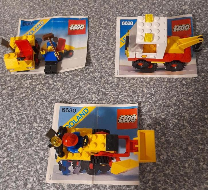 Legoland nr. 6607, 6628, 6630, Kinderen en Baby's, Speelgoed | Duplo en Lego, Zo goed als nieuw, Lego, Complete set, Ophalen of Verzenden