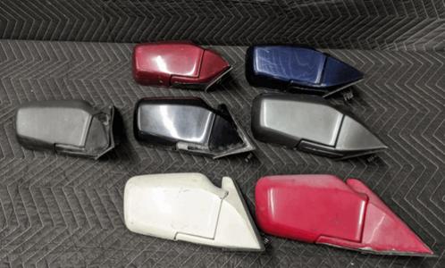 Buitenspiegel rechts gespoten BMW 3 serie E30 51168106596 81, Auto-onderdelen, Spiegels, BMW, Gebruikt, Ophalen of Verzenden