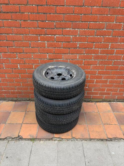 2 Bandensets met stalen velgen 185/70/R14, Auto-onderdelen, Banden en Velgen, Band(en), Zomerbanden, 14 inch, 185 mm, Personenwagen
