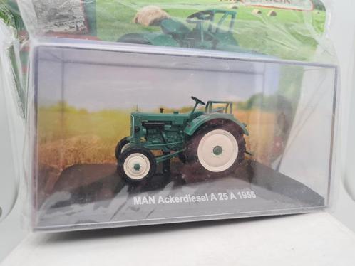 Tracteur MAN Ackerdiesel A25 (1956) avec notice - 1:43, Hobby & Loisirs créatifs, Voitures miniatures | 1:43, Comme neuf, Tracteur et Agriculture