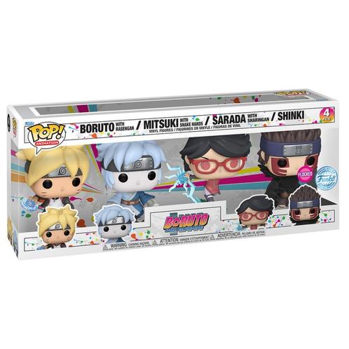 Boruto 4-Pack Exclusive - Boruto, Mitsuki, Sarada & Shinki, Verzamelen, Poppetjes en Figuurtjes, Nieuw, Ophalen of Verzenden