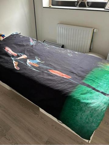 Bed + Matras + verstelbare lattenbodem 90x200 disponible aux enchères