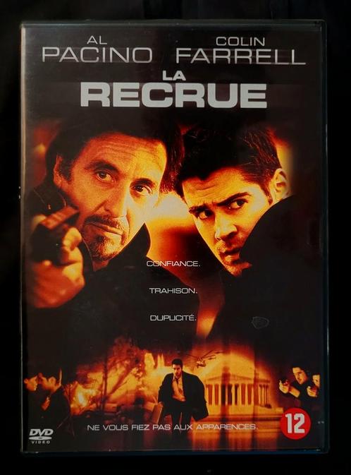 DVD du film La recrue - Al Pacino / Colin Farrell, Cd's en Dvd's, Dvd's | Thrillers en Misdaad, Zo goed als nieuw, Actiethriller