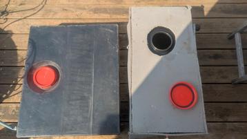 Verswatertank 110l en grijswatertank/afvalwatertank 100l beschikbaar voor biedingen