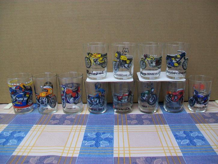 Motor Moto Glazen Yamaha Suzuki Honda Bmw Vintage, Verzamelen, Automerken, Motoren en Formule 1, Zo goed als nieuw, Motoren, Ophalen of Verzenden