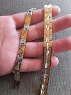 Twee heel mooie vergulde heren armbanden 20 euro per stuk, Handtassen en Accessoires, Armbanden, Ophalen of Verzenden, Zo goed als nieuw