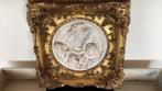 Mooie decoratieve lijst met marmeren reliëfinzet van engelen, Ophalen of Verzenden