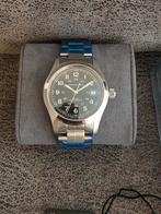 Te koop nieuwe Hamilton khaki field automatic 38mm, Handtassen en Accessoires, Horloges | Heren, Staal, Staal, Polshorloge, Nieuw