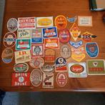 Diverses étiquettes de bière anciennes, Collections, Marques de bière, Comme neuf, Enlèvement ou Envoi