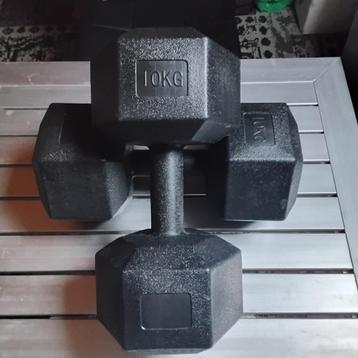 Dumbbells 10Kg, Enlèvement, Comme neuf