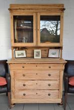 Très joli buffet double corps en orme massif, Maison & Meubles, Enlèvement ou Envoi, Utilisé