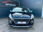 PEUGEOT 3008 1.2 PureTech 2016 EURO 6b (MET GARANTIE), Auto's, Peugeot, 1199 cc, Leder en Stof, Zwart, Bedrijf