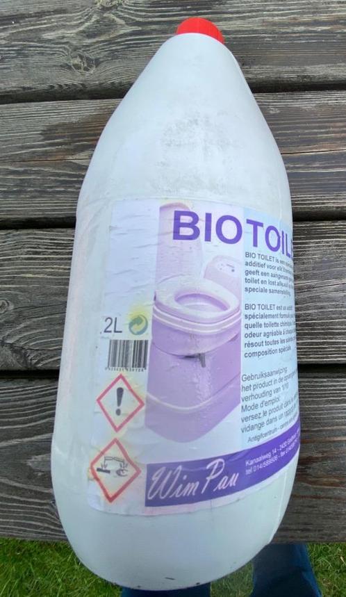 Bio toilet product WimPau 3/4 vol -  2 liter camping, Caravans en Kamperen, Caravanaccessoires, Gebruikt, Ophalen of Verzenden
