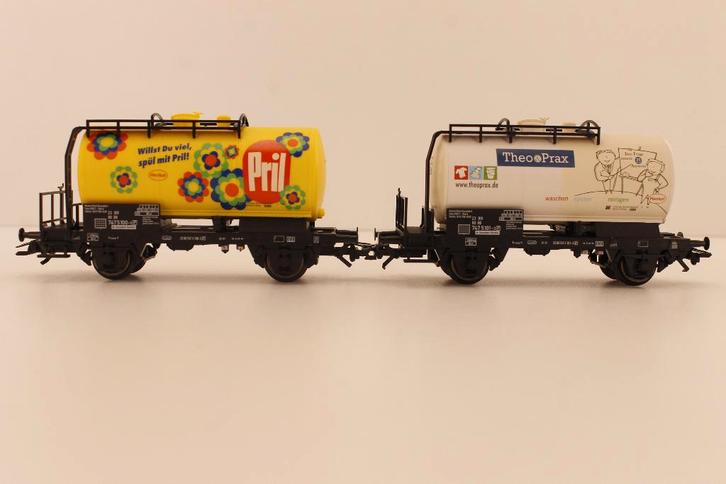 Marklin 46427 HO Set ketelwagens Henkel DB, Hobby en Vrije tijd, Modeltreinen | H0, Zo goed als nieuw, Wagon, Wisselstroom, Märklin