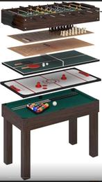 Speeltafel met multispelen, Sport en Fitness, Biljarten en Poolen, Ophalen, Zo goed als nieuw