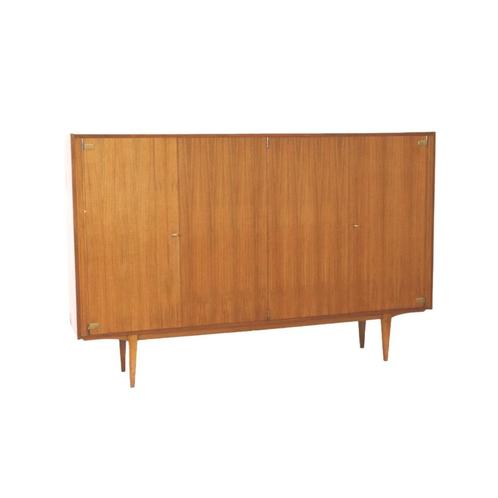 Groot vintage highboard dressoir jaren '60 midcentury design, Huis en Inrichting, Kasten | Vitrinekasten, Verzenden