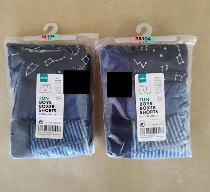 boxershorten hema, maat 98/104 (nieuw), Kinderen en Baby's, Kinderkleding | Maat 98, Nieuw, Jongen, Nacht- of Onderkleding, Ophalen of Verzenden