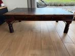 Salontafel (koloniale stijl) 135x75cm, 42 cm hoog, Huis en Inrichting, Ophalen, Gebruikt, 100 tot 150 cm, Koloniaal
