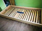Eenpersoonsbed met lattebodem, Ophalen, Gebruikt, 90 cm, Eenpersoons