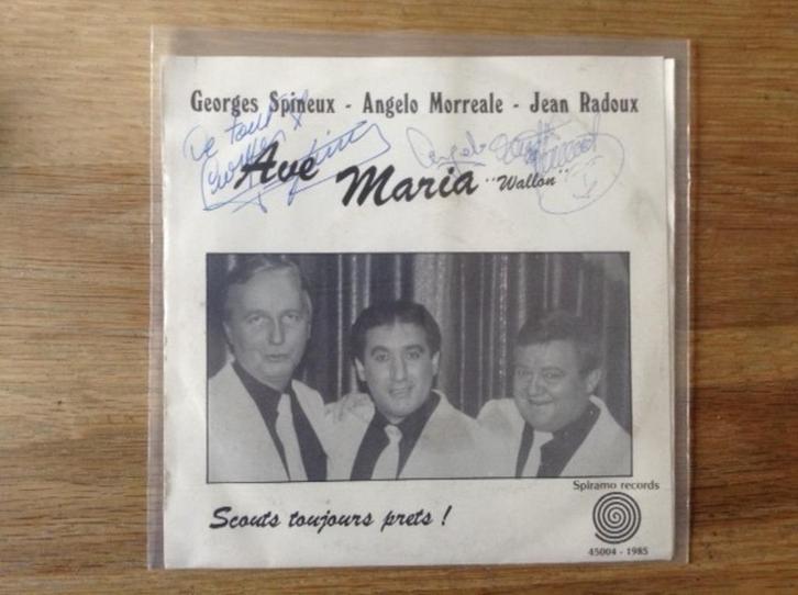 single georges spineux, angelo morreale, jean Radoux, Cd's en Dvd's, Vinyl Singles, Single, Pop, 7 inch, Ophalen of Verzenden
