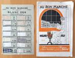 Au Bon Marché 1924 Met 14 originele textiel samples, Antiek en Kunst, Ophalen of Verzenden