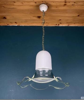 2 lampes suspendues vintage Leucos