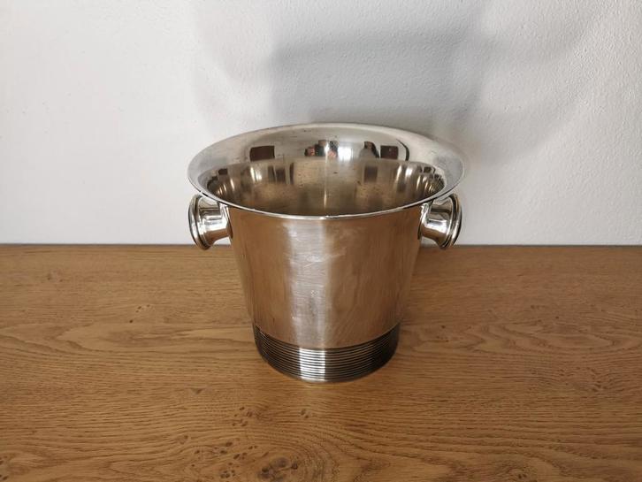 Verzilverde Champagne- Wijnkoeler, Antiek en Kunst, Curiosa en Brocante, Verzenden