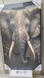 Groot Olifantenframe gedecoreerd en ingelijst 70 x 118 cm, Ophalen of Verzenden, Nieuw