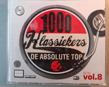 5cd box. 1000 klassiekers. Vol. 8. (Radio 2). beschikbaar voor biedingen
