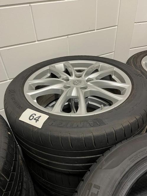 nr64 4x Porsche velgen + zomerbanden Michelin Pilot Sport 26, Auto-onderdelen, Banden en Velgen, Banden en Velgen, Zomerbanden