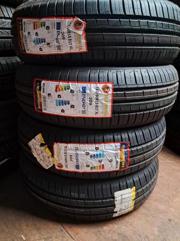 165/60/15 1656015 165/60R15 nieuwe zomer MINERVA, Auto-onderdelen, Besturing, Ophalen